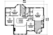 European Style House Plan - 4 Beds 2 Baths 4065 Sq/Ft Plan #25-4675 