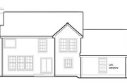 Colonial Style House Plan - 4 Beds 2.5 Baths 2326 Sq/Ft Plan #1053-71 
