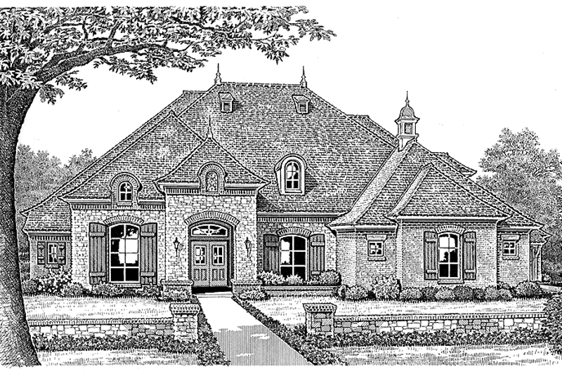 House Design - European Exterior - Front Elevation Plan #310-1190