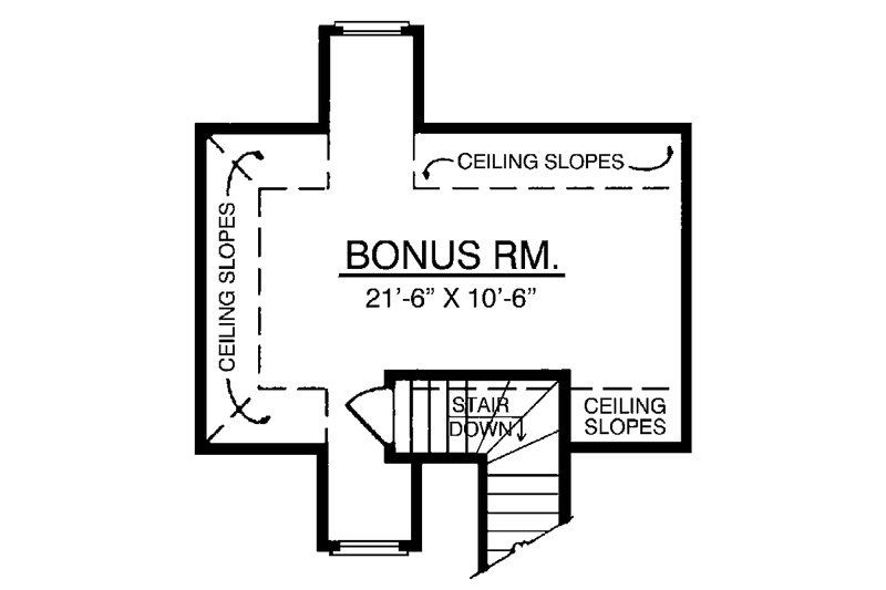 Home Plan - Floor Plan - Other Floor for Traditional House Plan #40-481 - 4 bed, 2.5 bath