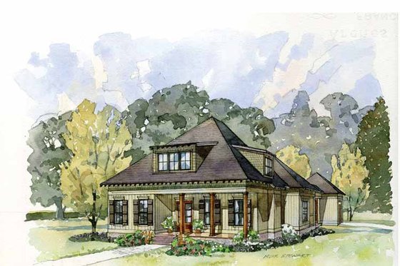 Exterior - Front Elevation 5 for Craftsman House Plan #37-279 - 5 bed, 4 bath