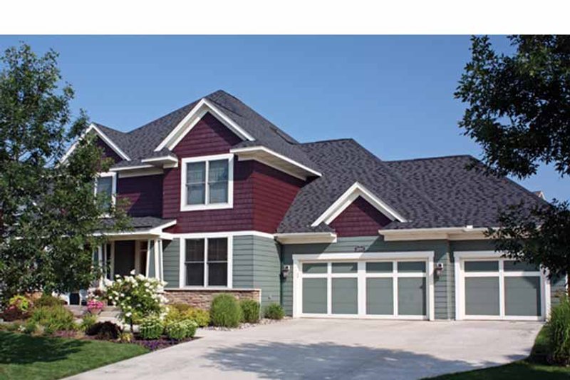 Home Plan - Exterior - Front Elevation 3 for Country House Plan #51-1053 - 4 bed, 2.5 bath