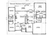 European Style House Plan - 3 Beds 2 Baths 2534 Sq/Ft Plan #17-1038 