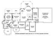 European Style House Plan - 4 Beds 3.5 Baths 4770 Sq/Ft Plan #119-429 