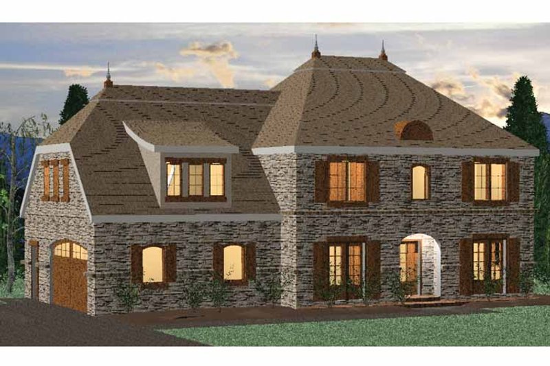 Dream House Plan - Country Exterior - Front Elevation Plan #937-5
