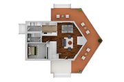 Log Style House Plan - 3 Beds 2 Baths 1744 Sq/Ft Plan #124-503 