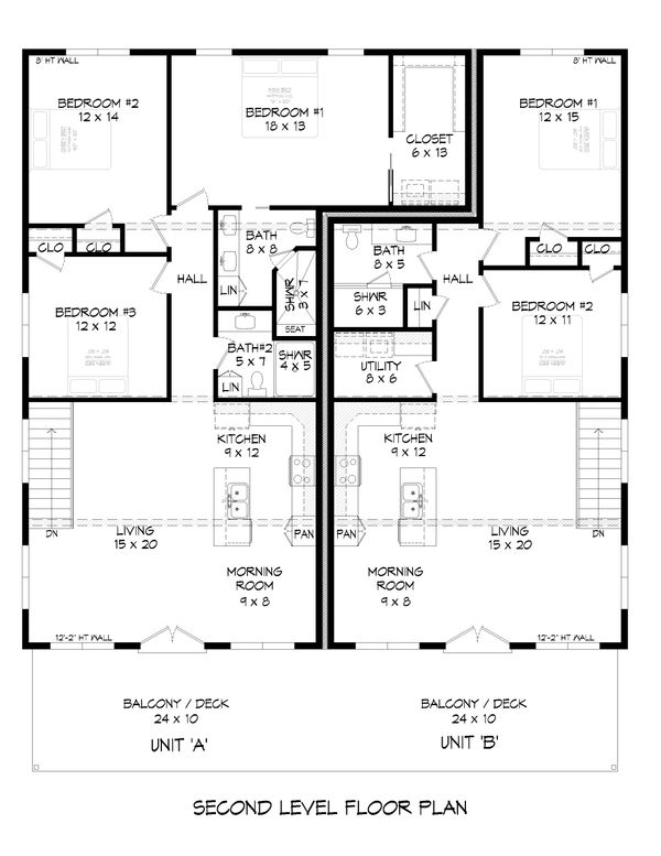 Home Plan - Contemporary Floor Plan - Main Floor Plan #932-51