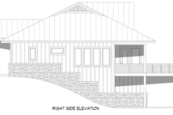 Exterior - Other Elevation 8 for Beach House Plan #932-1142 - 3 bed, 2.5 bath