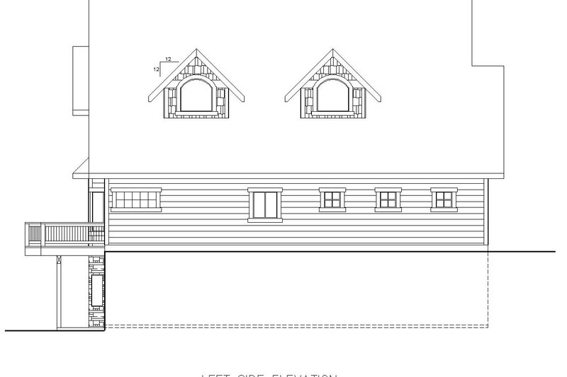 Dream House Plan - Exterior - Other Elevation for Country House Plan #117-808 - 3 bed, 3 bath