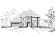 Traditional Style House Plan - 4 Beds 4.5 Baths 4132 Sq/Ft Plan #411-391 