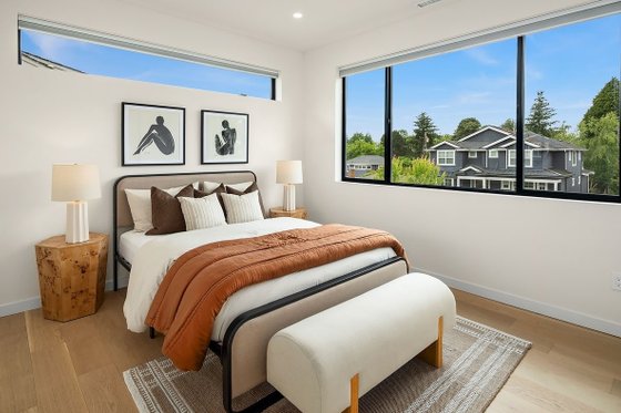 Interior - Bedroom 1 for Modern House Plan #1066-109 - 6 bed, 3.5 bath