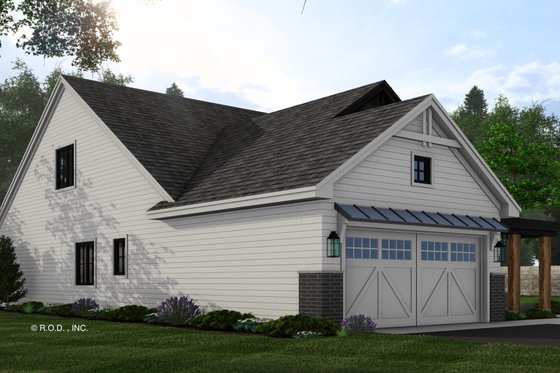 Exterior - Front Elevation 6 for Farmhouse House Plan #51-1481 - 3 bed, 3.5 bath