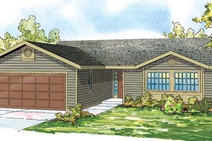 Traditional Exterior - Front Elevation Plan #124-871