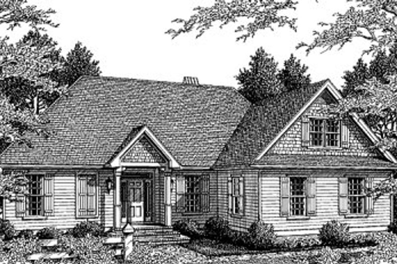 Traditional Style House Plan - 3 Beds 2.5 Baths 1994 Sq/Ft Plan #41-145