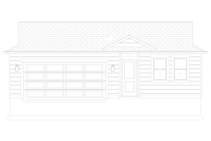 House Plan Design - Exterior - Front Elevation 5 for Traditional House Plan #1060-121, 0 bath