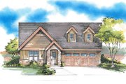 Bungalow Style House Plan - 3 Beds 2 Baths 1603 Sq/Ft Plan #53-442 