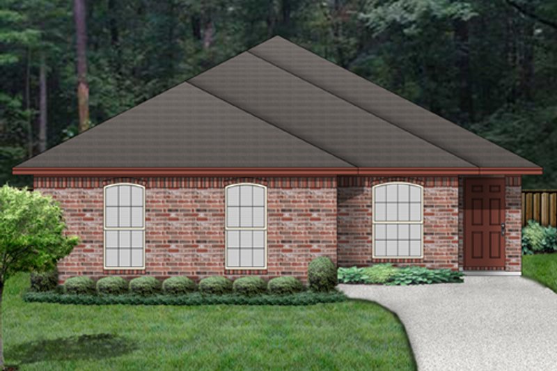 Architectural House Design - Traditional Exterior - Front Elevation Plan #84-540