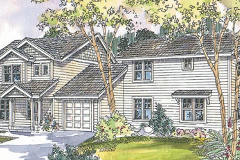 Dream House Plan - Exterior - Front Elevation Plan #124-815