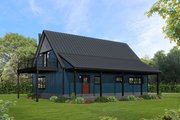 Traditional Style House Plan - 1 Beds 2 Baths 1744 Sq/Ft Plan #932-506 
