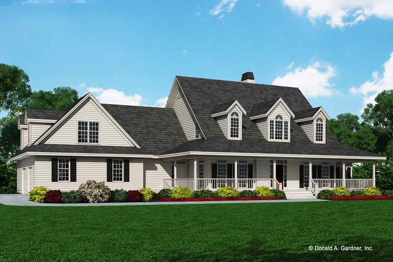 Dream House Plan - Country Exterior - Front Elevation Plan #929-288