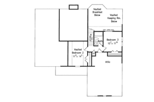 Floor Plan - Upper Floor for Country House Plan #927-698 - 3 bed, 2.5 bath
