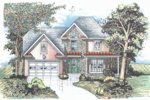Traditional Exterior - Front Elevation Plan #405-337