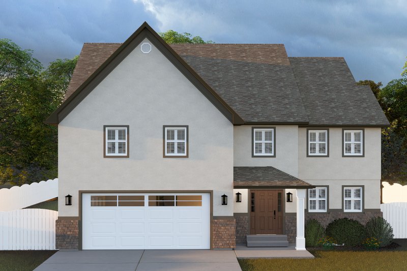 House Design - Traditional Exterior - Front Elevation Plan #1060-214