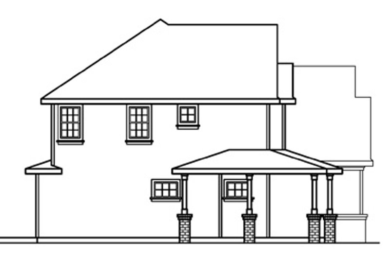 Home Plan - Exterior - Other Elevation for Traditional House Plan #124-361 - 3 bed, 2.5 bath