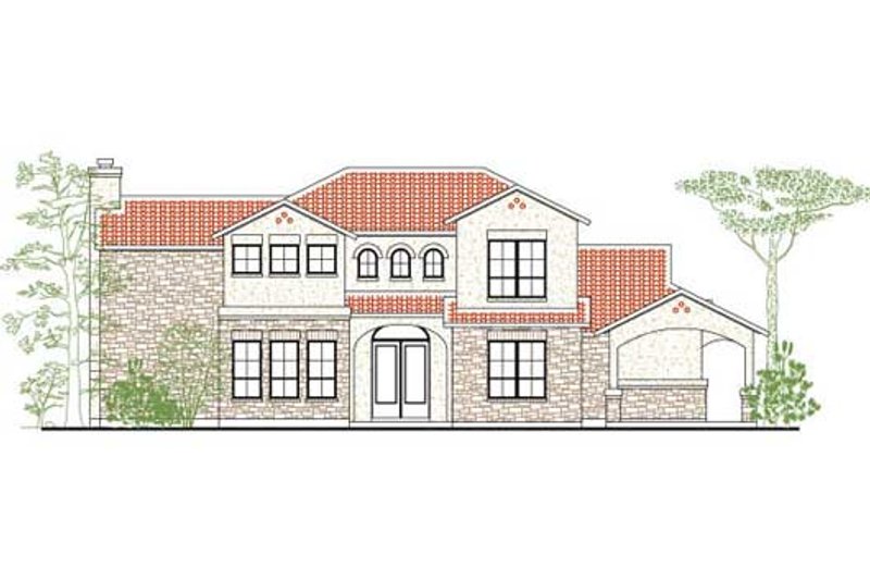 House Design - European Exterior - Front Elevation Plan #80-171
