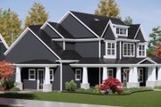 Craftsman Style House Plan - 4 Beds 4.5 Baths 3938 Sq/Ft Plan #1096-16 