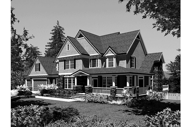 Dream House Plan - Craftsman Exterior - Front Elevation Plan #48-822