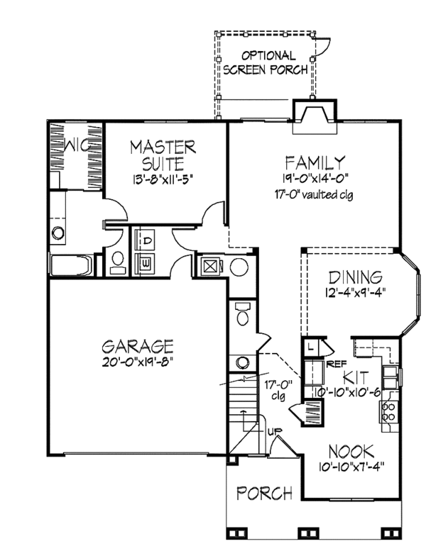 House Plan Design - Country Floor Plan - Main Floor Plan #320-924