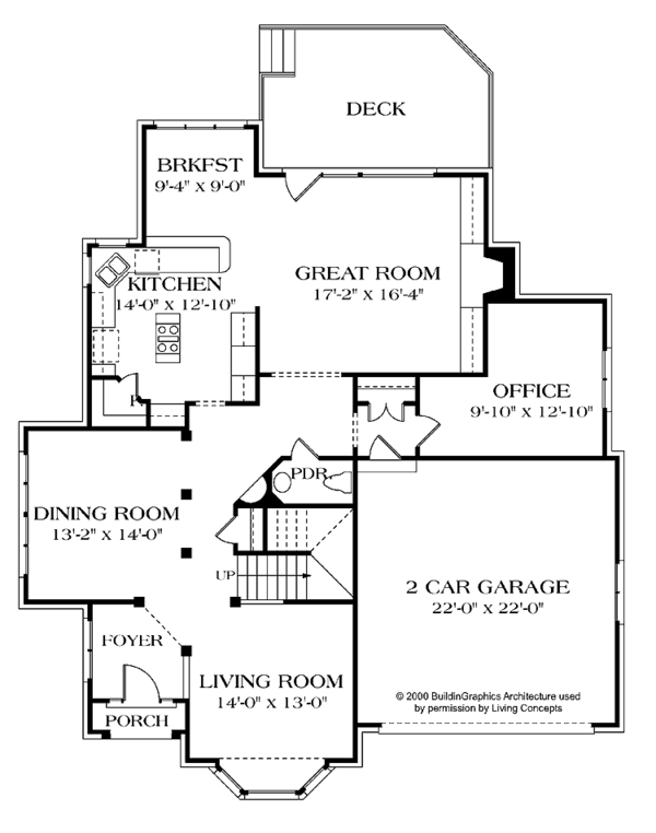Dream House Plan - Colonial Floor Plan - Main Floor Plan #453-271