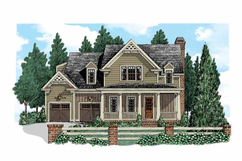 Dream House Plan - Exterior - Front Elevation 3 for Country House Plan #927-521 - 4 bed, 3 bath