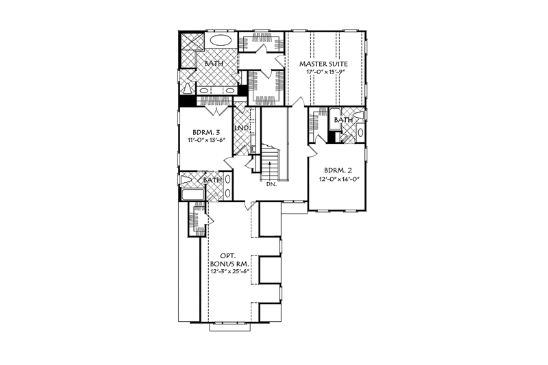 Home Plan - Floor Plan - Upper Floor for Traditional House Plan #927-540 - 4 bed, 4 bath