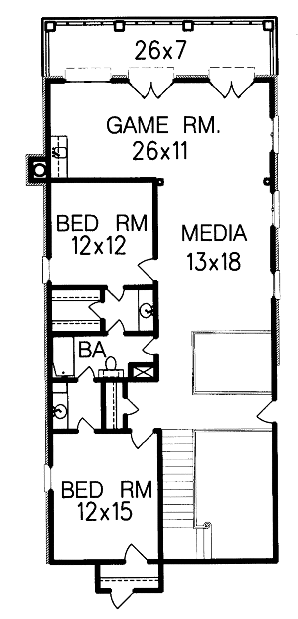 Dream House Plan - European Floor Plan - Upper Floor Plan #15-329