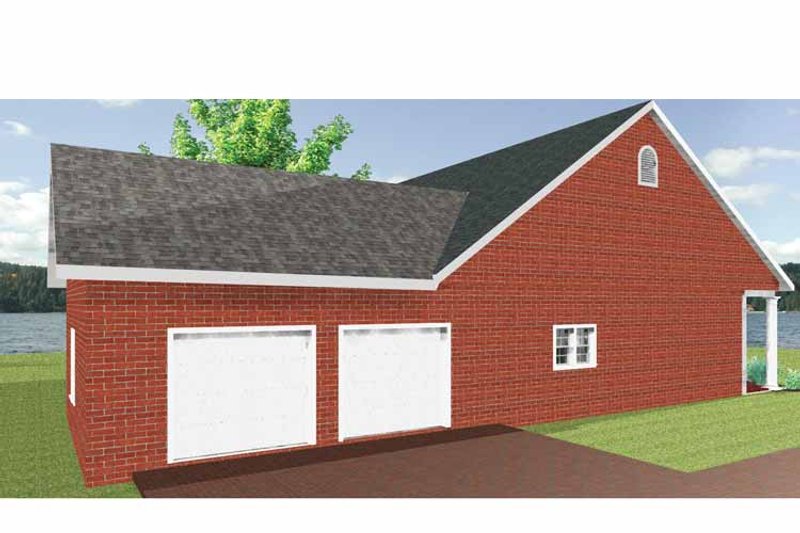 Dream House Plan - Exterior - Other Elevation for Country House Plan #44-209 - 3 bed, 2 bath