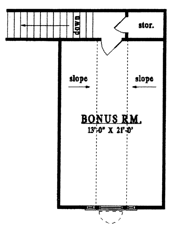 Home Plan - Country Floor Plan - Other Floor Plan #42-555