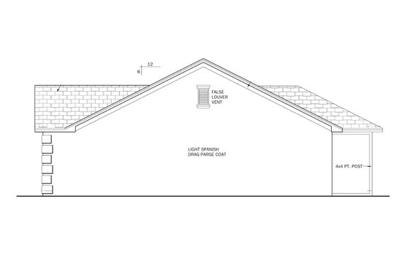 Floor Plan - Other Floor for Ranch House Plan #1058-30 - 3 bed, 2 bath