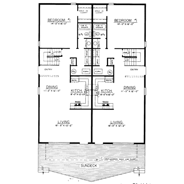 Modern Floor Plan - Main Floor Plan #303-174