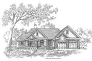 Ranch Style House Plan - 4 Beds 2.5 Baths 2200 Sq/Ft Plan #929-301 