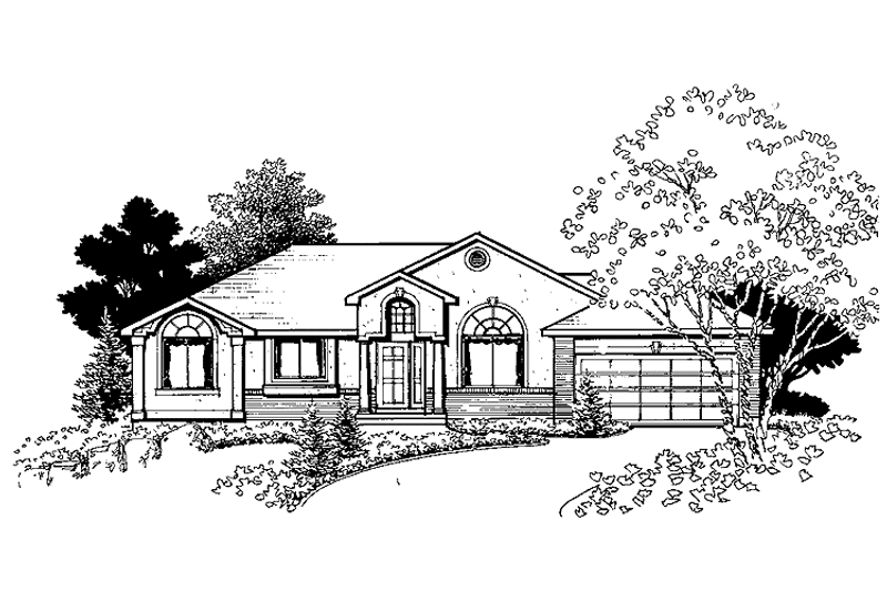 House Design - European Exterior - Front Elevation Plan #308-279