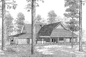 Contemporary Exterior - Front Elevation Plan #17-2642