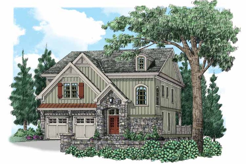 Dream House Plan - Traditional Exterior - Front Elevation Plan #927-538