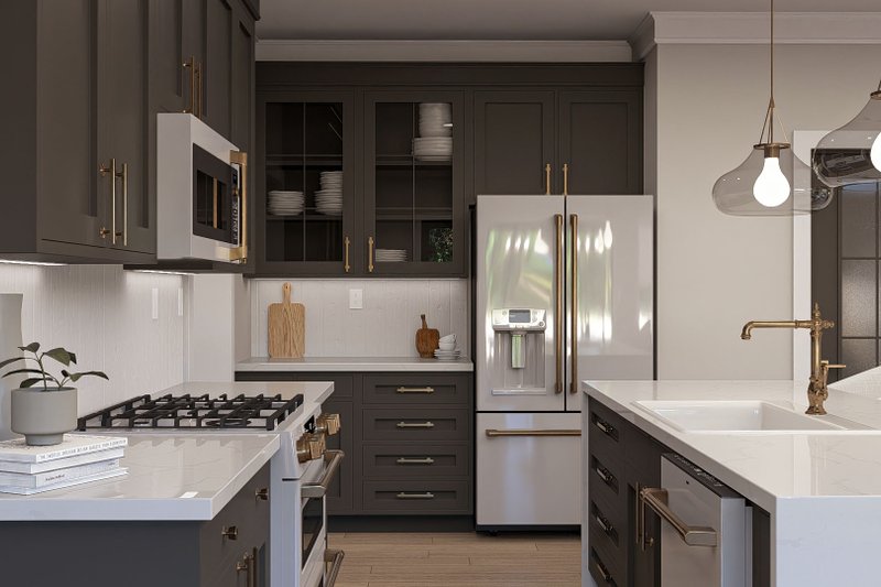 House Plan Design - Interior - Kitchen 1 for Farmhouse House Plan #455-561 - 4 bed, 2.5 bath