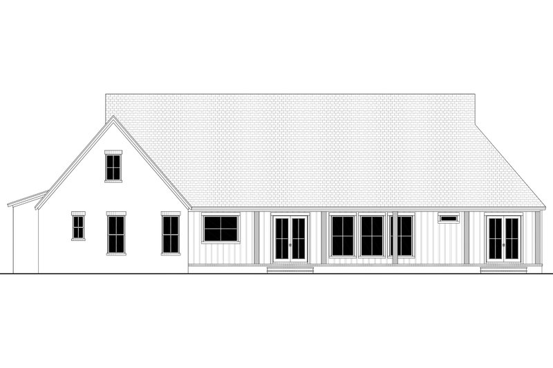 House Design - Exterior - Rear Elevation for Traditional House Plan #430-383 - 5 bed, 4.5 bath