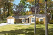 Ranch Style House Plan - 3 Beds 2 Baths 1896 Sq/Ft Plan #1-409 