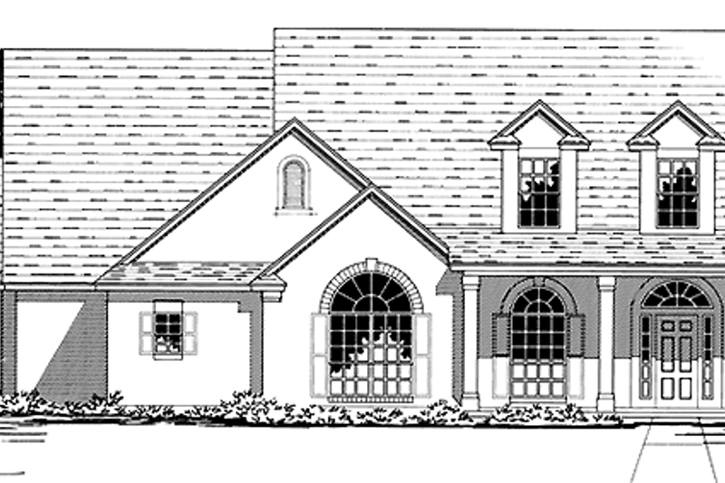 Dream House Plan - Country Exterior - Front Elevation Plan #472-357