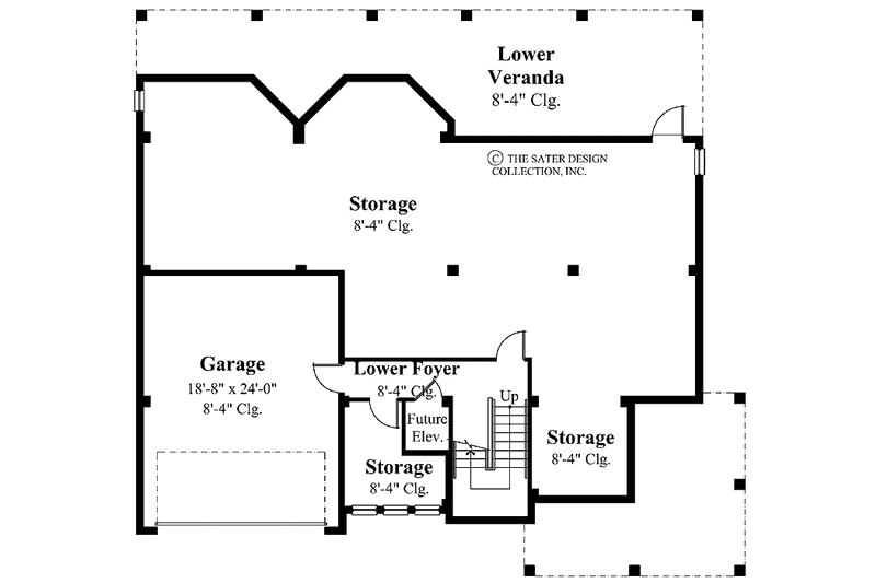 House Design - Floor Plan - Lower Floor for Country House Plan #930-111 - 3 bed, 3.5 bath