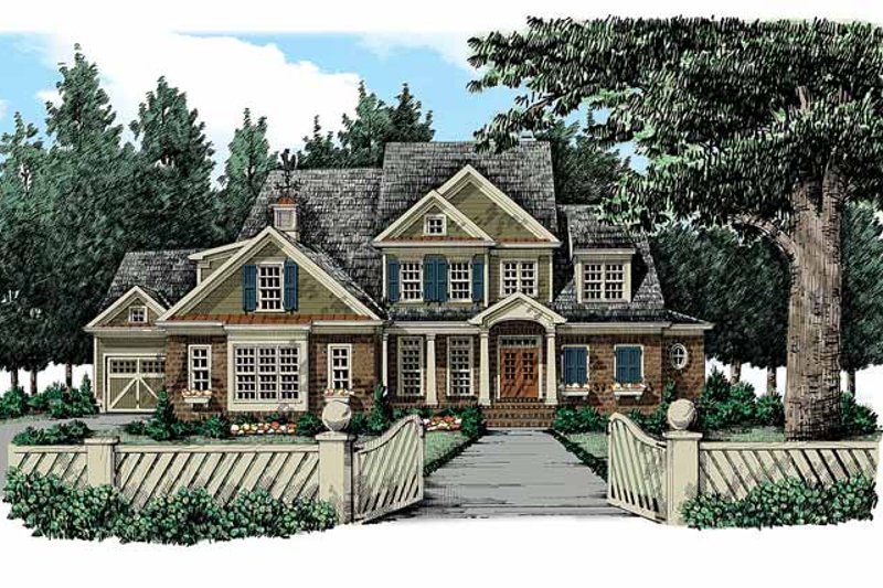 Dream House Plan - Traditional Exterior - Front Elevation Plan #927-346